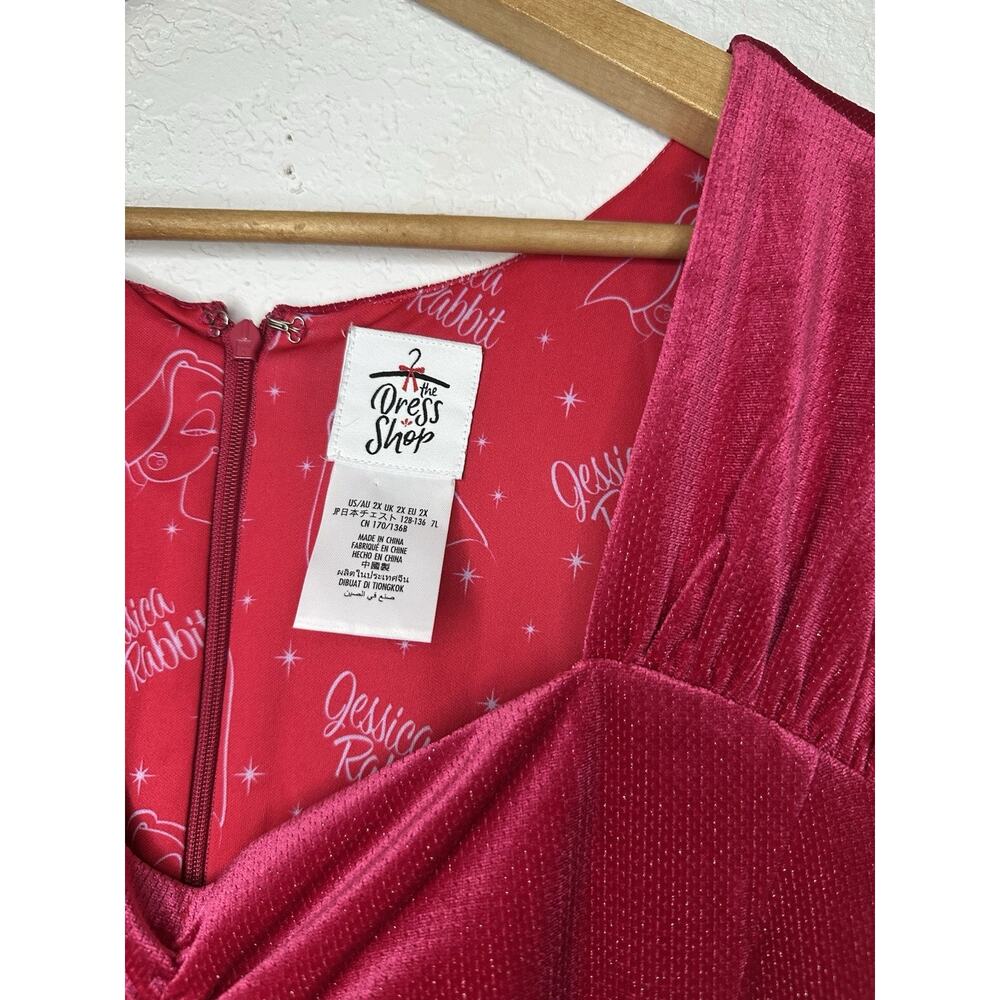Disney Parks Dress Shop Jessica Rabbit Who Framed Roger Rabbit Dress 2XL 2X - Picture 3 of 11